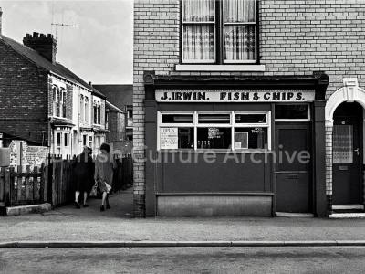 J Irwin Fish and Chips, Hull, 1970s by Luis Bustamante.