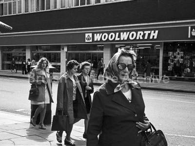 Shoppers in Hull, 1970s by Luis Bustamante.