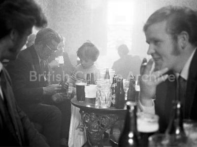 Afternoon drinks in The Lord Nelson, 1974 - Chris Hunt.