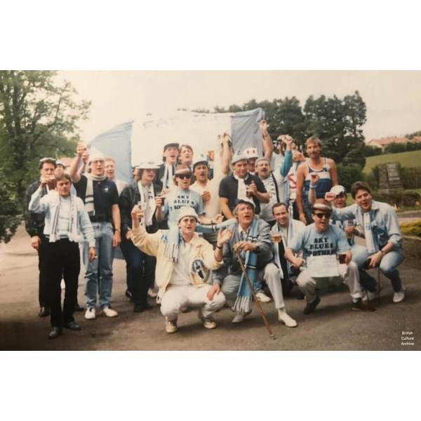 Coventry City Fans on the way to Wembley, 1987.