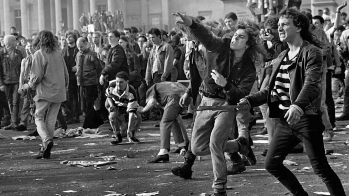 Poll Tax Riots 1990 British Culture Archive