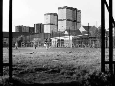 Football in the Gorbals, 2004 - Toby Binder - Limited Edition Print